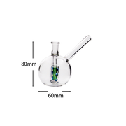 10mm Portable Mini Globe Wasserpfeife Glas Bong Öl Brenner Bowl Banger dab rig Kit