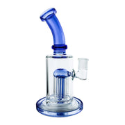 14mm 8 Zoll gebogener Hals Heavy Duty Tree Perc Glas Wasserpfeife Bong Dab Rig