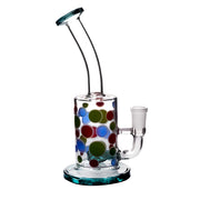Tragbare 14mm 8 Zoll Glas Wasserpfeife Bong Matrix Perc