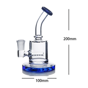14mm weiblich Wasser Bong Rohr Glasschale Inline Perc Dab Rig Banger Kit
