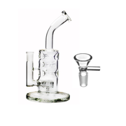 Die genoppte Wasserpfeife Swiss Honeycomb Perc Bong Rig Bowl Rig