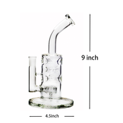 Die genoppte Wasserpfeife Swiss Honeycomb Perc Bong Rig Bowl Rig