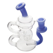 5,5“ 14mm Mini Wasserbong Pfeife Bär Recycler Dab Rig mit Schale