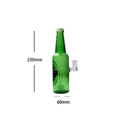 9 Zoll Bierflasche Wasserpfeife Glas Matrix Perc Bong