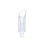 Tragbarer Wasserpfeifen-Bubbler mit gebogenem Glasmundstück für Puffco Pivot