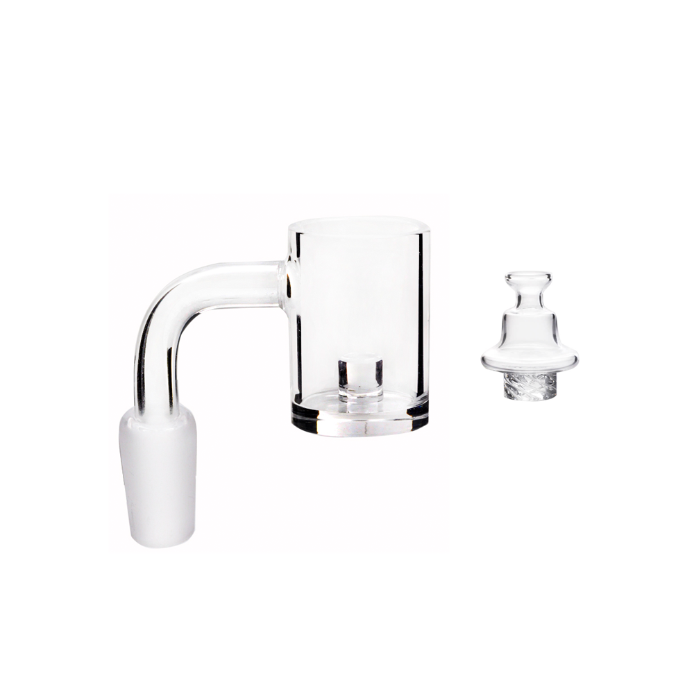 14mm männlich Kern Reactor Quarz Banger 90 Grad 25mm OD