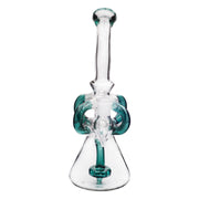 9,45“ 14mm weibliche Glas Wasserpfeife Recycler Bong Dab Rig mit Perc Arms Bowl