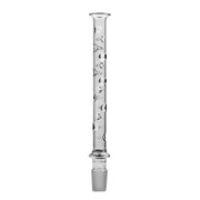 3D Kühlung Dimpled Long Glass Stem Mundstück 14mm 18mm männlich für Wasserpfeife Bong Zubehör