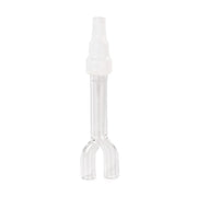 3 in 1 10mm 14mm 18mm Double Ports Dual Glas Wasserpfeife Bong Adapter für Dynavap