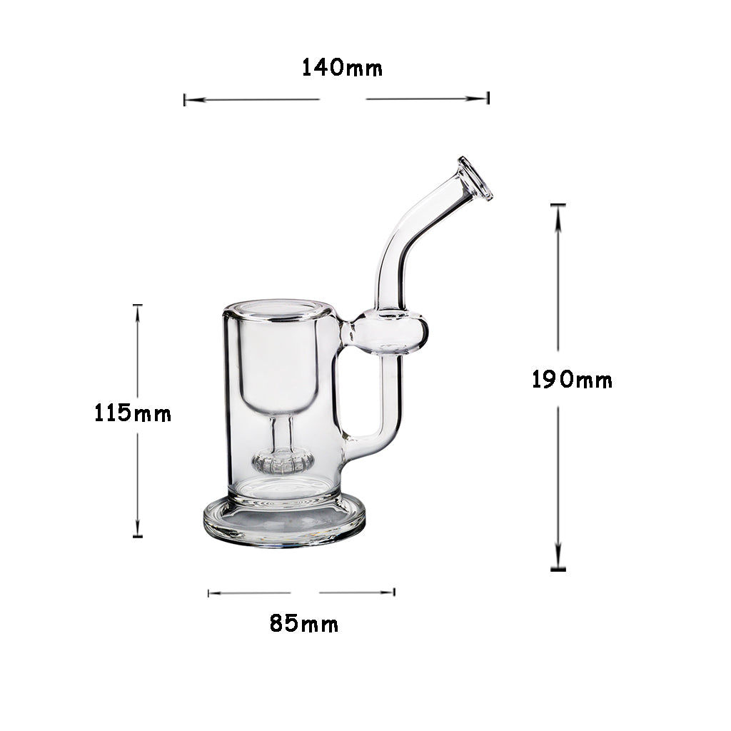 Puffco Proxy Duschkopf aus dickem Glas Perc Glassprudler Wasserstück