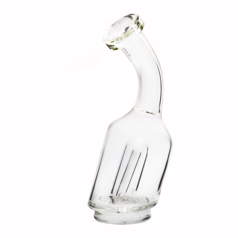 Puffco Peak und Peak Pro gebogener Hals Wasser Glas Bubbler Top