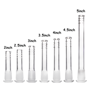 2/2.5/3/3.5/4/4.5/5/5.5/6 Zoll 2PCS 14mm 18mm Ersatz Diffused Bong Downstem Dab Rig Wasserpfeife