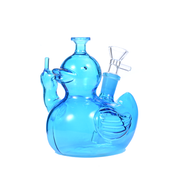 Farbige 14-mm-Glasbong im Duck-Finger-Stil