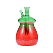 Farbiges 4-Zoll-Glasrohr-Set mit fettem Kürbis-Bubbler-förmigem Ölbrenner