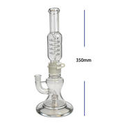 Freeze Pipe Matrix Perkolator-Wasserpfeife aus Glas