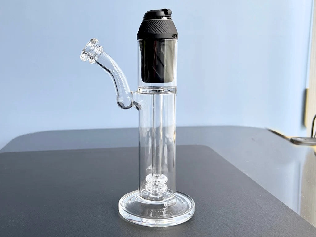 Puffco Proxy Hoher längerer Glas-Bubbler Wasserstück Doppelmatrix Perc Aufsatz
