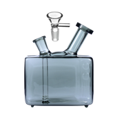 Farbfernseher quadratische Form 14 mm weiblicher Anschluss Wasserpfeife Glasbong Dab Rig mit Kopf