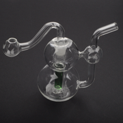 10mm Weiblich Portable Bubbler Glas Wasserpfeife Bong