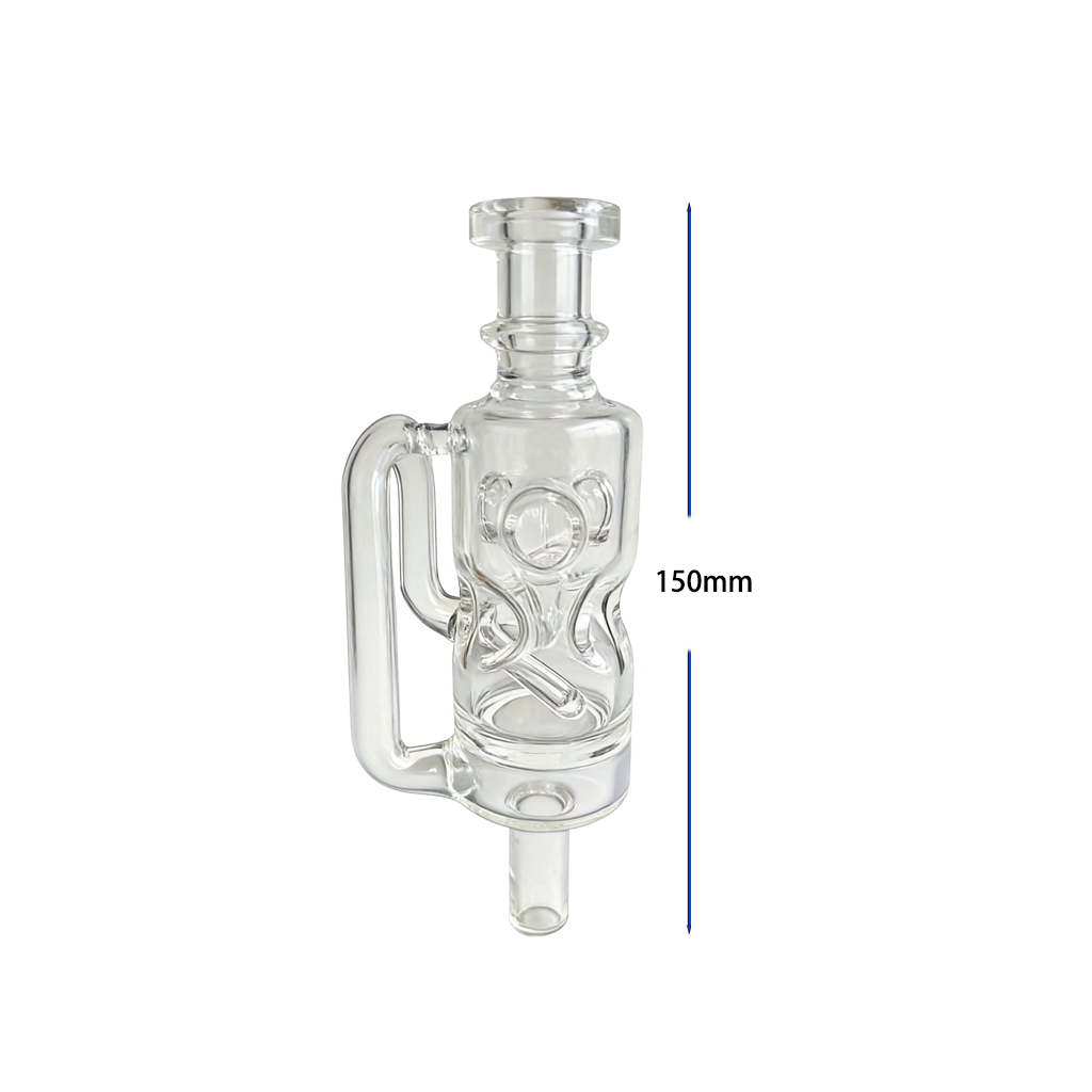 POTV Lobo POTV One – Schweizer Recycler-Percolator-Glas-Bubbler-Wasserpfeife