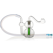 10mm Weiblich Portable Bubbler Glas Wasserpfeife Bong