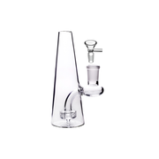 Tragbare 14mm Matrix Perc Cone Bong Glas Wasserpfeife mit Blumenschale