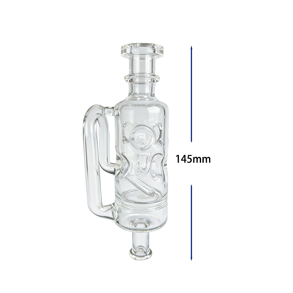 Puffco Pivot Swiss Glass Bubbler Wasserpfeife mit Recycler-Perc