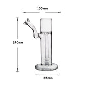 Puffco Proxy Hoher längerer Glas-Bubbler Wasserstück Doppelmatrix Perc Aufsatz