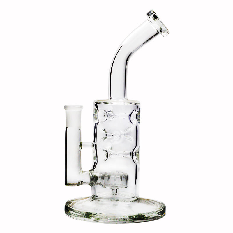 Die genoppte Wasserpfeife Swiss Honeycomb Perc Bong Rig Bowl Rig