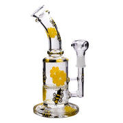 14mm Honigbiene dickes Glas Perc Wasser Glaspfeife Bong