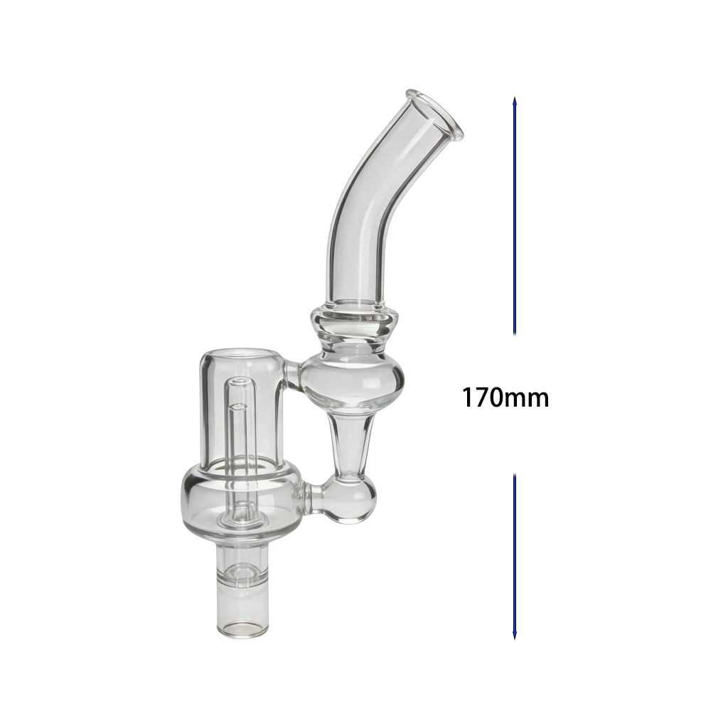 Tinymight 2 Sidecar Glas-Stem-Bubbler-Wasserpfeife (Bong)