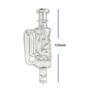 Tinymight 2 Swiss Perc Recycler Glas-Bubbler-Wasserpfeife