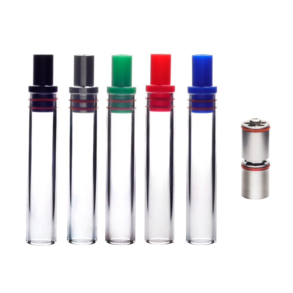 Tinymight Metall POM Mundstück mit Glasschaft Kühlung Einheit Kit
