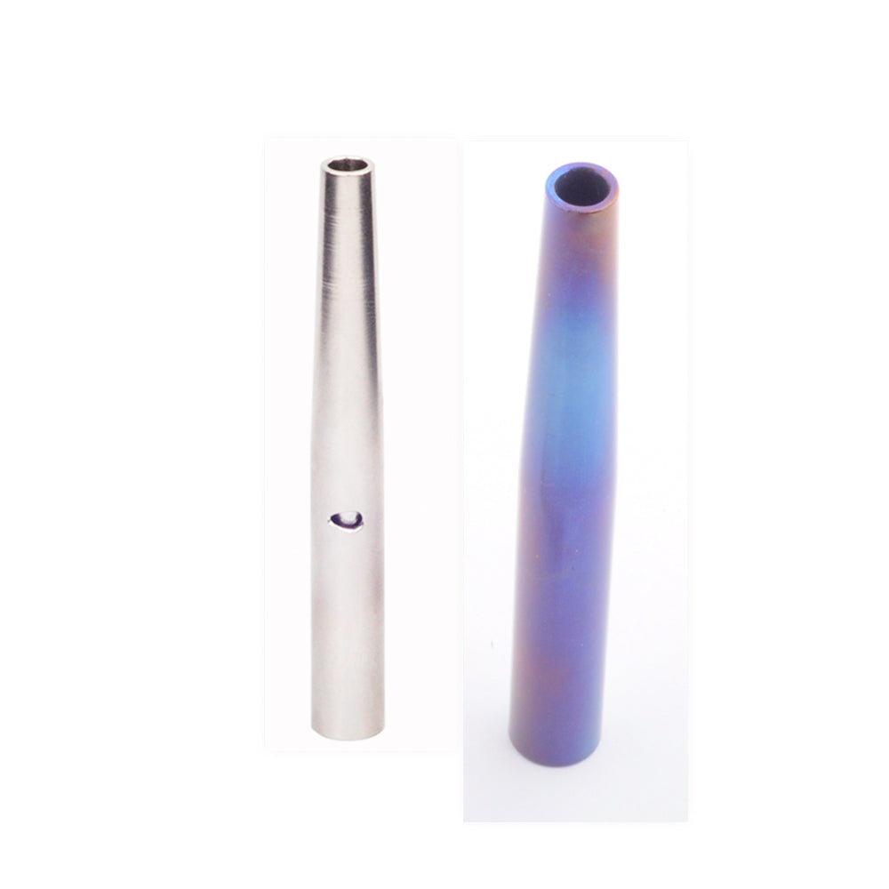 Silver Rainbow Titanium THE VORTEX STEM mit Ladeluftkühler für Dynavap