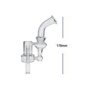Tragbare Wasserpfeife mit Seitenglas-Bubbler für POTV Lobo One