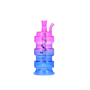 Tragbarer, mehrschichtiger, kugelförmiger Perc-Ölbrenner für Wasserpfeifen aus Glas