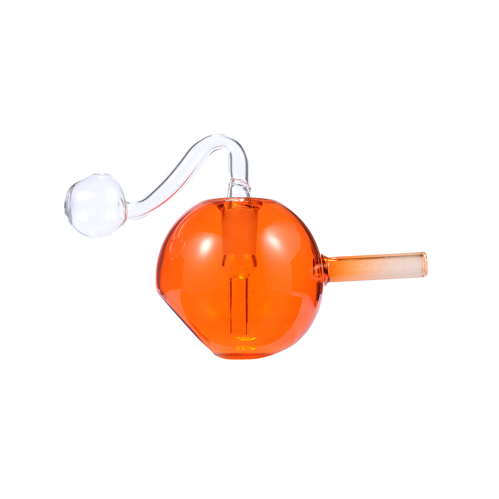 Tragbares rotes 14-mm-Glas-Bong-Set mit Kugelkopf und Ölbehälter