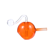 Tragbares rotes 14-mm-Glas-Bong-Set mit Kugelkopf und Ölbehälter