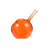 Tragbares rotes 14-mm-Glas-Bong-Set mit Kugelkopf und Ölbehälter