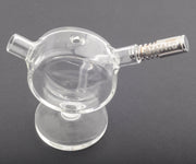 Portable Fishbowl Glas Bubbler Wasserpfeife Bong für Dynavap