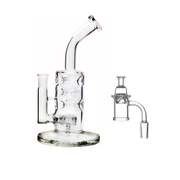 Die genoppte Wasserpfeife Swiss Honeycomb Perc Bong Rig Bowl Rig