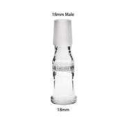 Elev8R 14mm 18mm Male Injector Bowl Glas Adapter Glas Edelstahl Bildschirm
