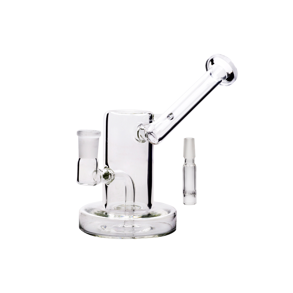 Tinymight 2 Tragbare Matrix-Wasserpfeife Glas-Bubbler-Bong mit Sockel WPA-Kit