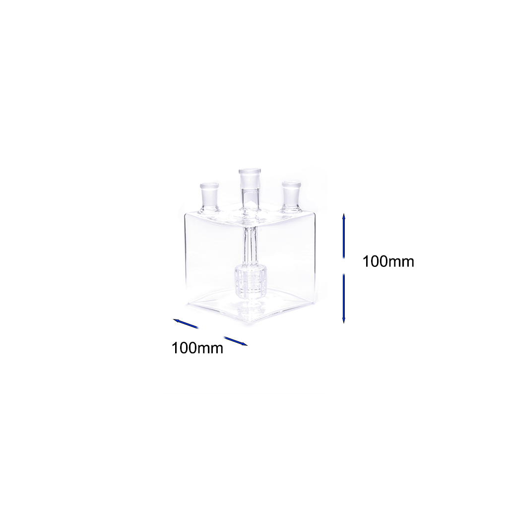 Farbige 100mm Quadrat 9 in 1 Wasserpfeife Glas Matrix Perc Bong Bubbler Kit