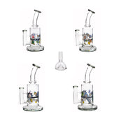 14mm Female HONEYCOMB DISC PERC Dab RIG Wasserpfeife Bong mit 14mm Blumenkopf