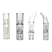 14mm Weibliche Gerade gebogene Glas Bubbler Wasserpfeife Bong