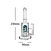 9 Zoll Kühlung 14mm Wasserpfeife Bong Glas mit Blume Bowl
