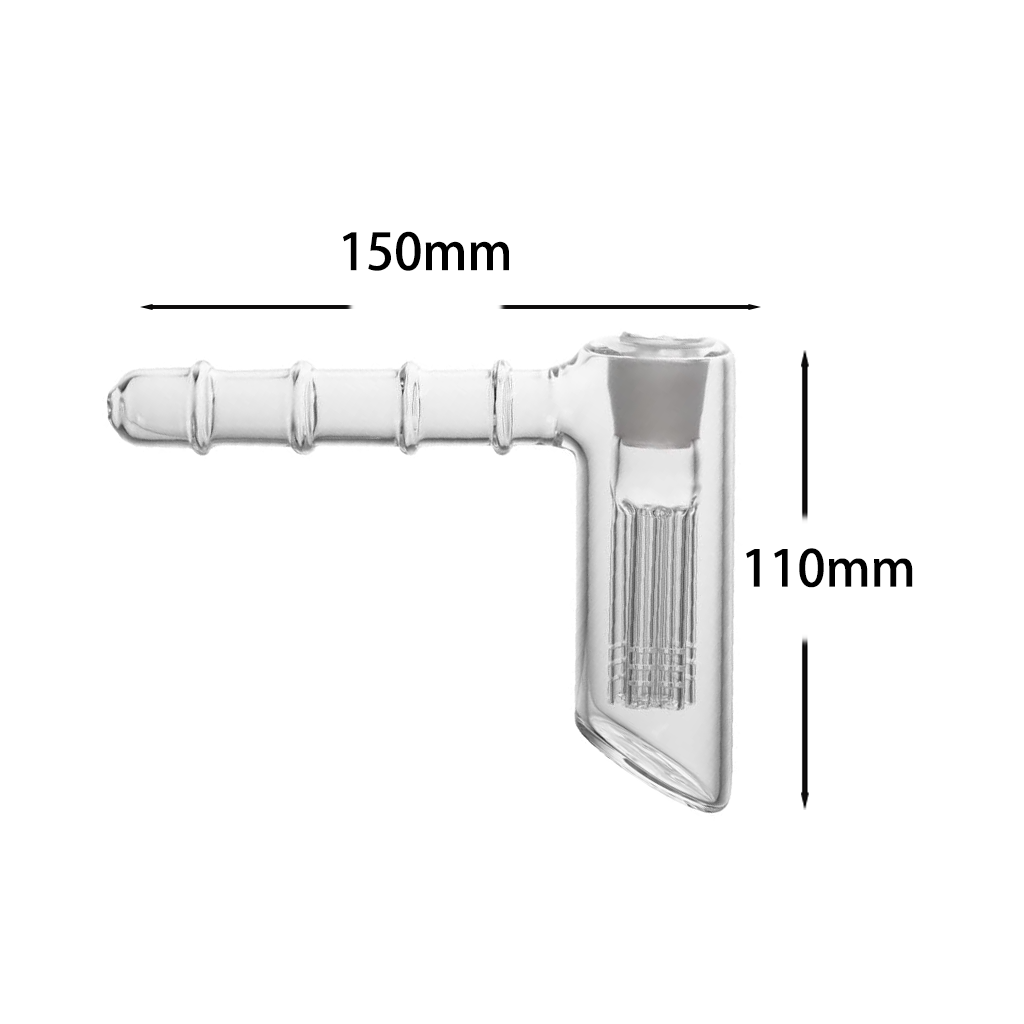 18mm Hammer Glas 6 Arm Perc Bubbler Wasserpfeife Recycler Bong