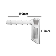 18mm Hammer Glas 6 Arm Perc Bubbler Wasserpfeife Recycler Bong