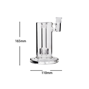 14mm 6 in 1 Mobius Matrix Perkolator FC UFO Glas Bubbler Wasserpfeife Bong Kit