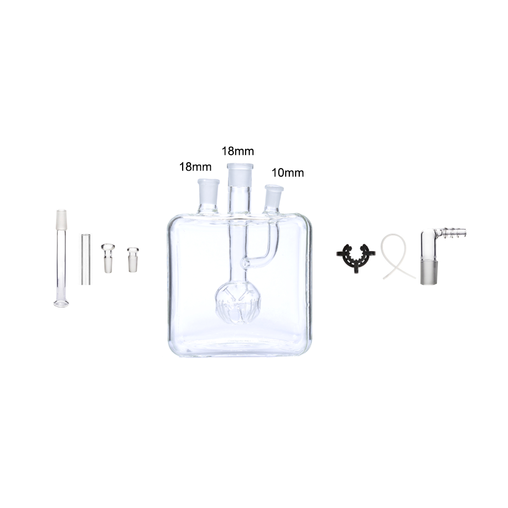 8-in-1 14 mm 18 mm quadratischer Kugelperkolator Wasserpfeife Bong Mega V2 Cube Kit